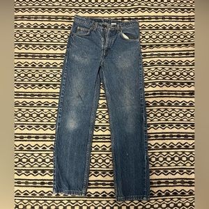 VINTAGE Orange Label Levi’s Straight Leg, High Waist Jeans